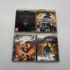 Lot 4 Jeux PS3 Skyrim Call