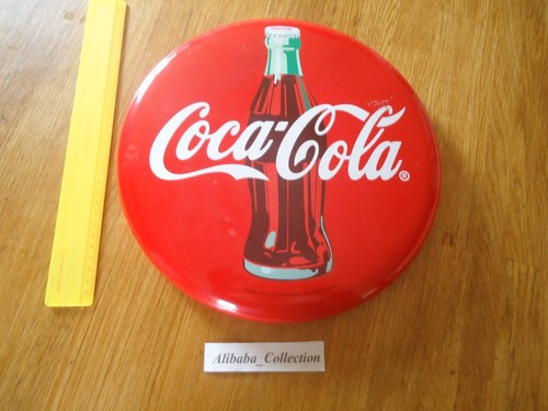 Plaque tole metal coca - tole,