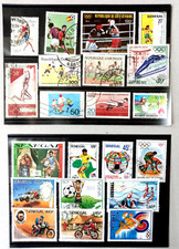 * Lot de 21 timbres sur le
