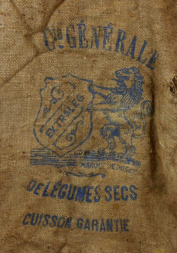 Ancien rare sac toile de - ancien,