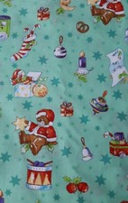 Coupon tissu NOEL VERT PERE