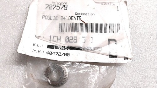 Poulie dents oem peugeot - poulie,