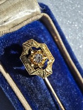 GOLD 14K and Diamond Antique
