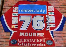 Maillot Ice Hockey Glace Sinupret Ice Tigers Maurer 76 Taille XXL