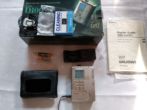 Sony tcd d100 dat - tcd-d100, portable