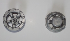 PLAYMOBIL VEHICULES - 2x Enjoliveurs gris - 3169 3263 3647 4260 4401 4221