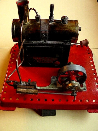 Jouet ancien machine à - ancien,