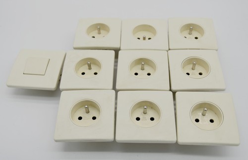 Lot prises electrique - de,