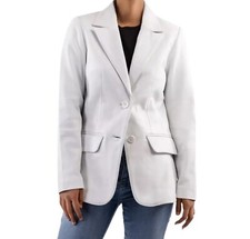 Manteau de créateur en cuir