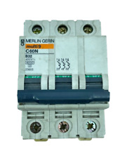 Disjoncteur Miniature Merlin Gerin Multi9 C60N B32 400VAC 23665 3P 32A✅