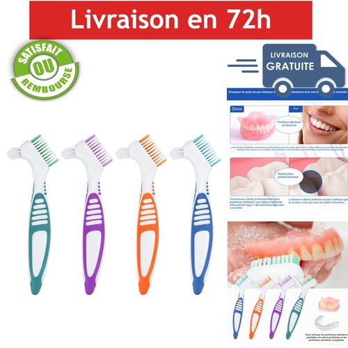 Brosses dentier double - 4, à