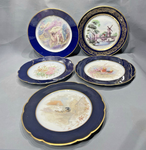 Paris divers 5 assiettes - paris,