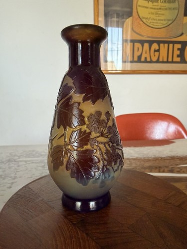 Emile gallé vase - pâte, de