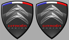 2x ECUSSONS CITROEN AUTOCOLLANT STICKER RACING C3 C4 ZX SAXO DS3 CX GS 8cm CB104