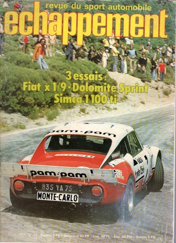 Echappement 1973 fiat 9 - 58,