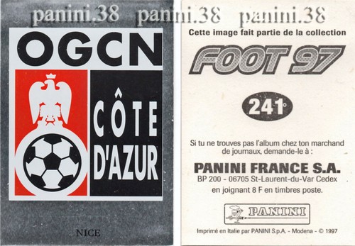 Sticker ecusson ogc nice - sticker,