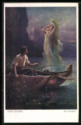 Carte postale artiste hans - carte,