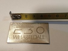 Original metal logo WHARFEDALE E30 Vintage enceinte SPEAKER used