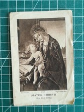 xf035 Image pieuse - Mater Christi Ora Pro Nobis 1929