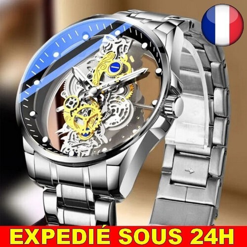 Montre quartz luxe - ✅,