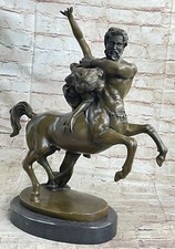 Grec Mythologie Centaure Clodion Chair Bronze Statue Fonte Sculpture Figurine