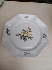 Belle assiette octogonale en
