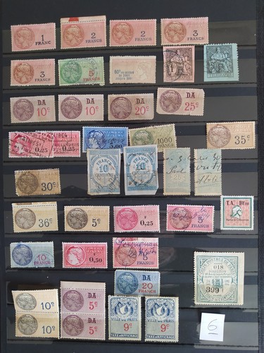 France lot timbres fiscaux - france,