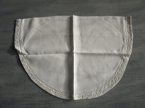 Taie oreiller demi - demi-lune, de