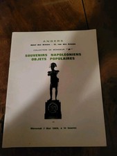 Catalogue De Vente Souvenirs Napoleoniens Objets Populaires 1969 Bon État