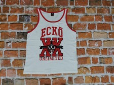 Neuf Eckö Unltd. Ecko Été Vintage Épaule T-Shirt Débardeur Rouge Taille :L comme