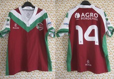 Maillot rugby AS Bordeaux Sciences Agro vintage porté #14 Kukri Homme - M
