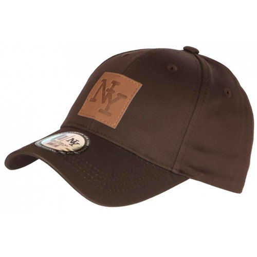 Casquette marron ecusson - casquette, ny