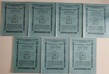 Ordre Rosicrucien - Monographie du Maître - 10 fascicules Rose Croix AMORC