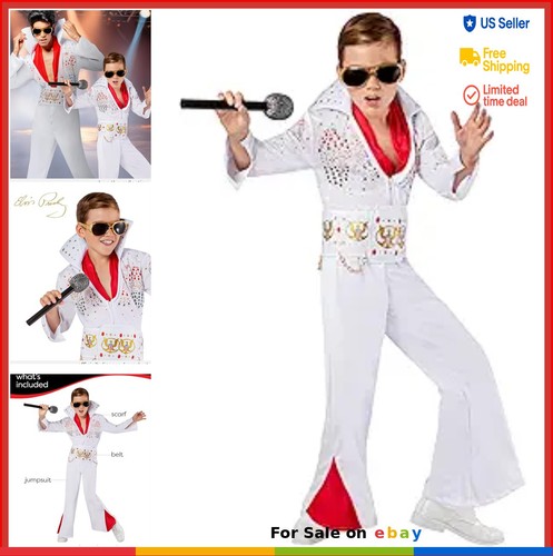 Kids elvis costume jumpsuit - kids,