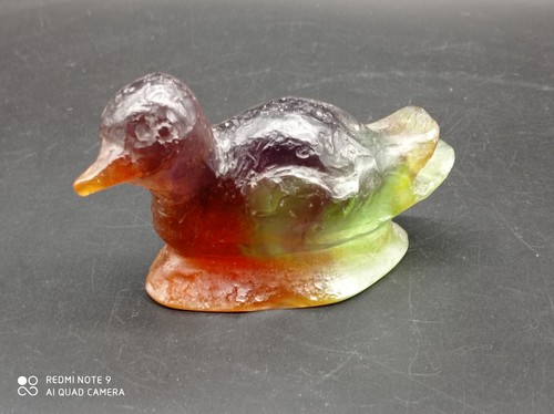 Canard pâte verre daum - verre,
