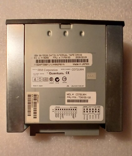 Ibm 71p9163 dat72 - dat72, 36/72