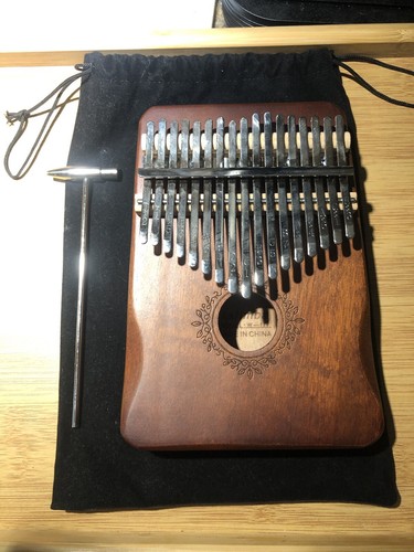 Kalimba with case and - case, tuner
