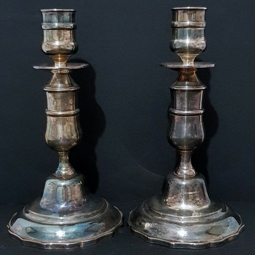 Paire chandeliers métal - chandeliers, en