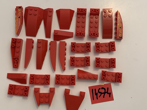 Lot pièces lego rouges - lego,