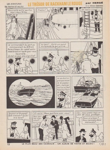 1963 tintin trésor de - 64, le