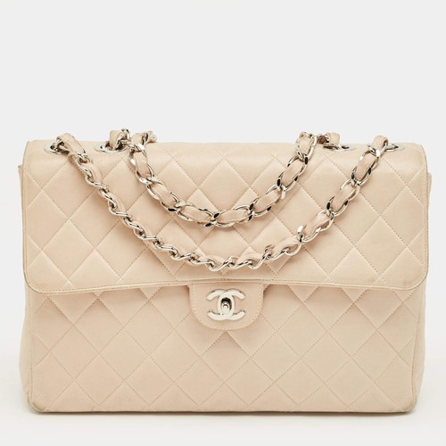 Sac chanel beige matelassé - sac,