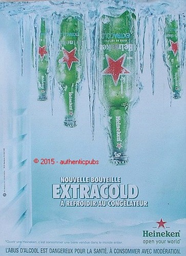 Publicite biere heineken - biere,