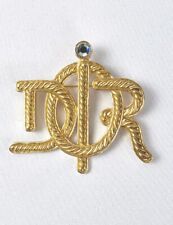 Broche épingle plaquée or