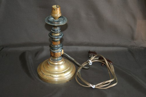 Pied lampe bronze - de, en