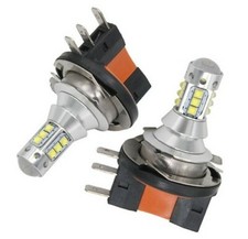 Ampoule H15 LED 80W Feux de jour plein phare Blanc Xenon 6000K Ford VW Audi