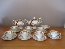 Service à Café en Porcelaine Dorure décor Fragonard Productions Danifac