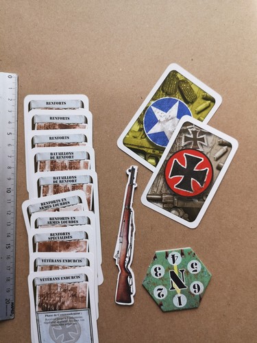 Lot carte francais - de, +