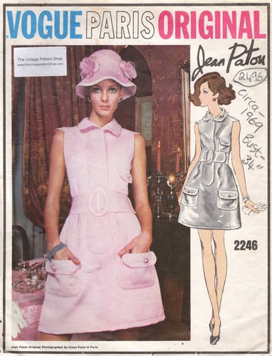 Patou vogue patron couture - patou, de