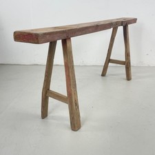 Ancien Banc À Pigs Long En