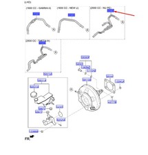 HYUNDAI TUCSON NX4 MK4 Tuyau de tuyau de vide de surpresseur de frein LHD 59130N